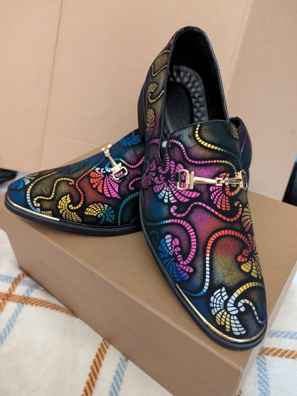 Men's Muti-Color Dres Loafers Size 40 (43)